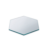 Honeycomb Surface Extra Large Clear Tempered Glass
